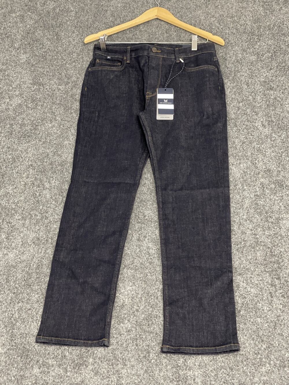 Crew Clothing Jeans Womens 8 Straight Denim Pants Blue UK:12R N272